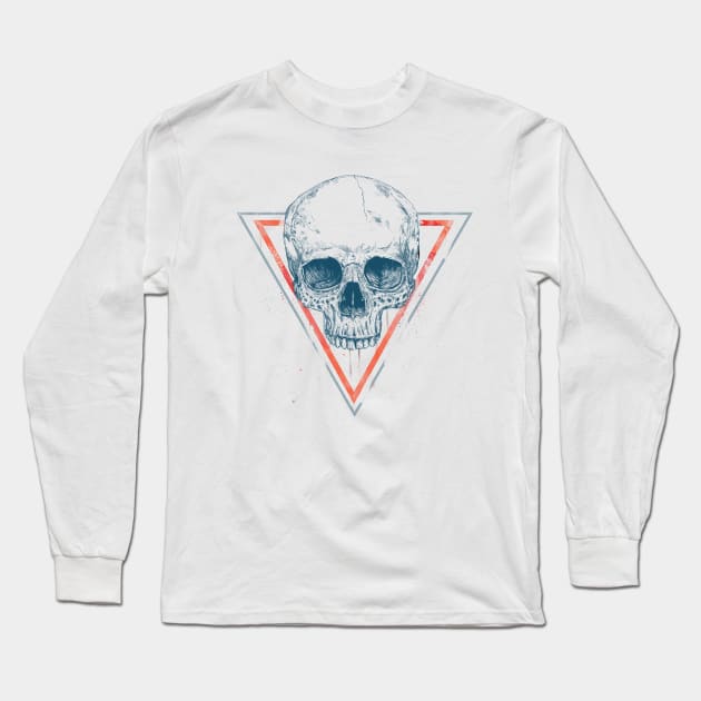 Skull in triangle II Long Sleeve T-Shirt by soltib